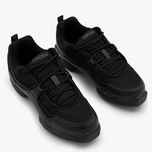 Capezio Kids Black Mesh Sneakers